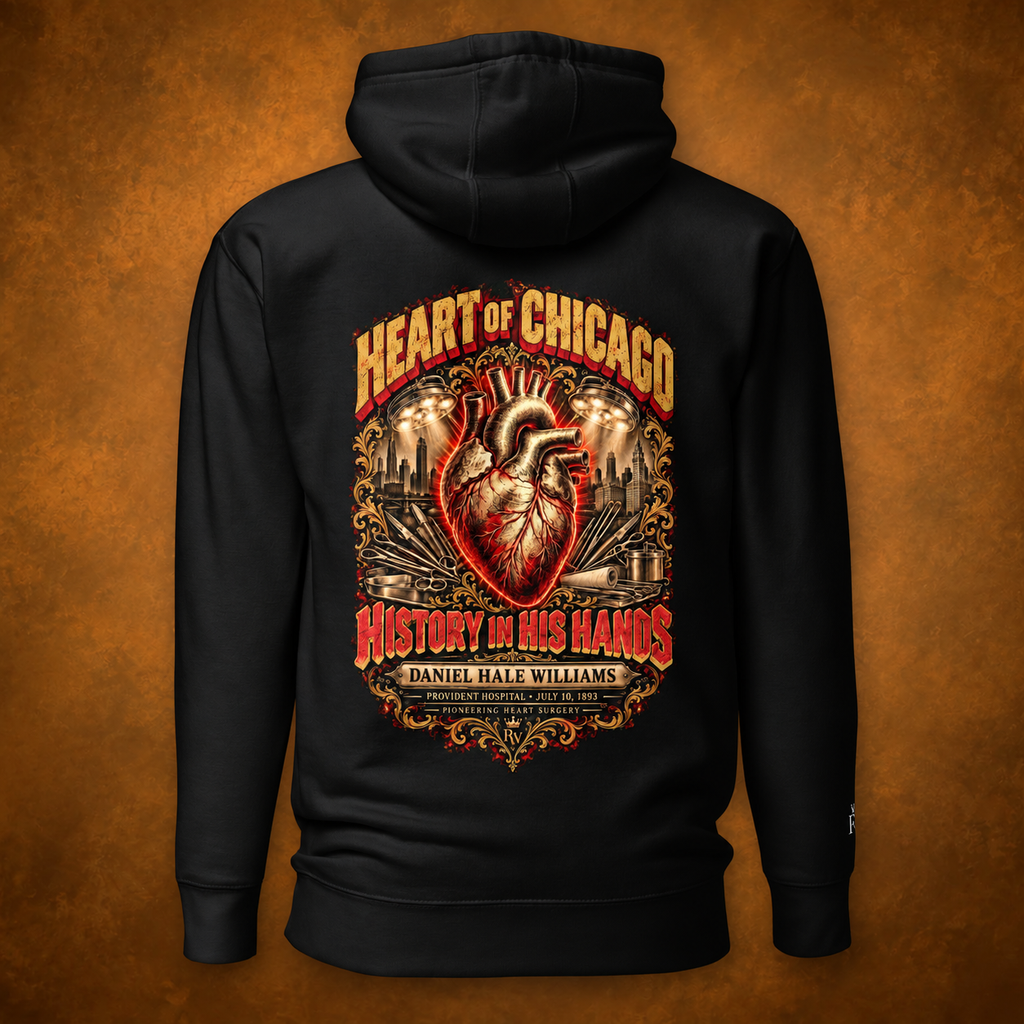 Daniel Hale Williams — Heart of Chicago Hoodie