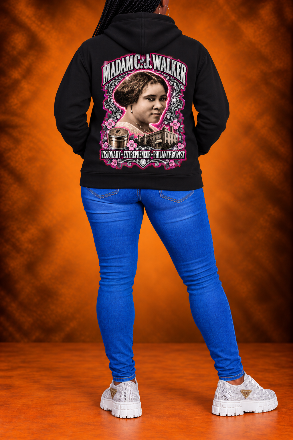 Madam C. J. Walker — Bedazzled Legacy Hoodie