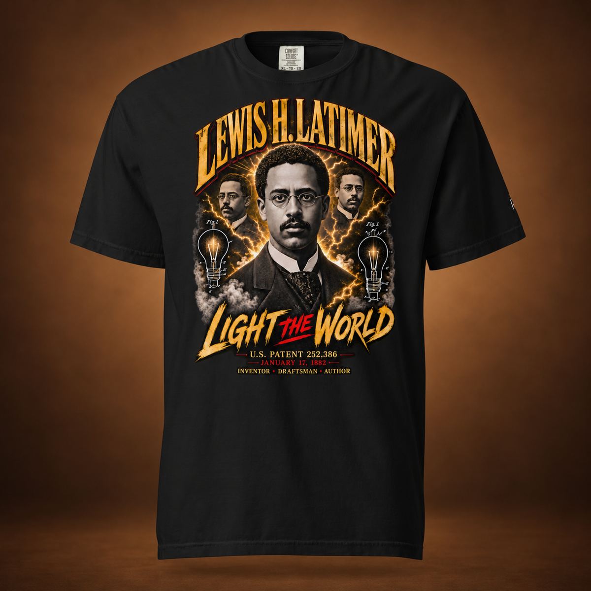 Lewis H. Latimer — Light the World Tee
