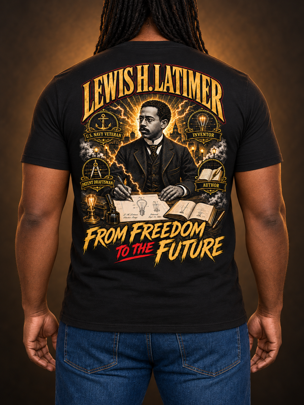 Lewis H. Latimer — Light the World Tee