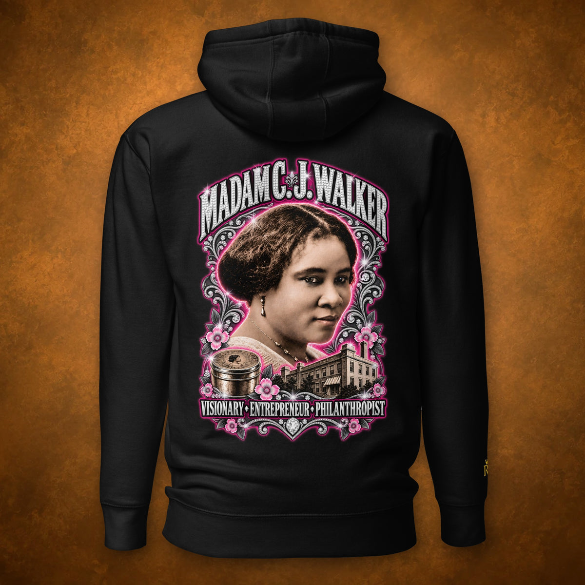 Madam C. J. Walker — Bedazzled Legacy Hoodie