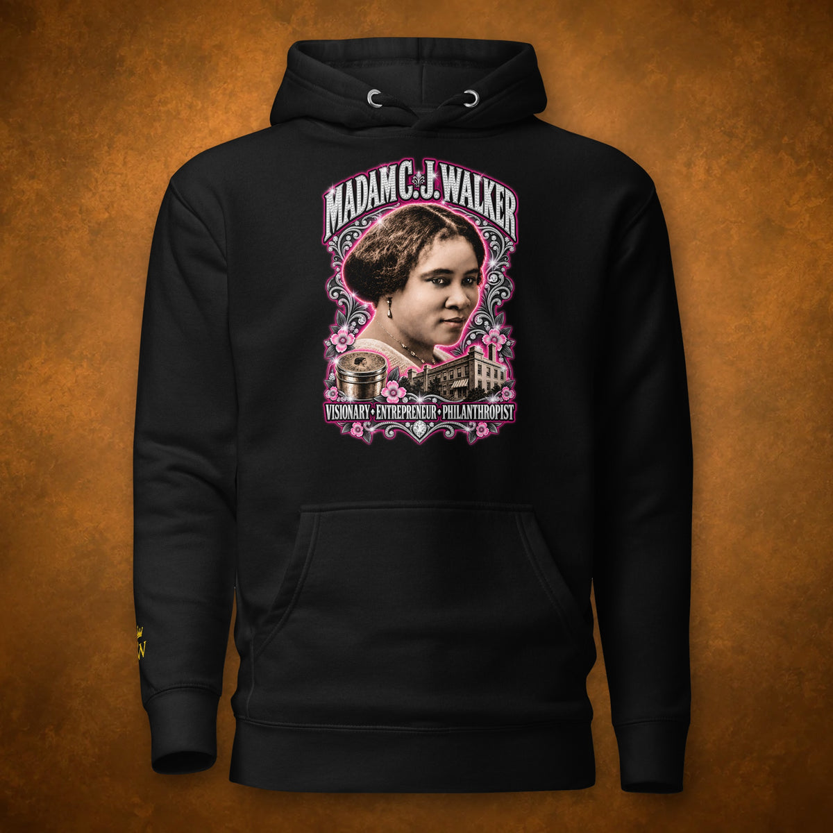 Madam C. J. Walker — Bedazzled Legacy Hoodie